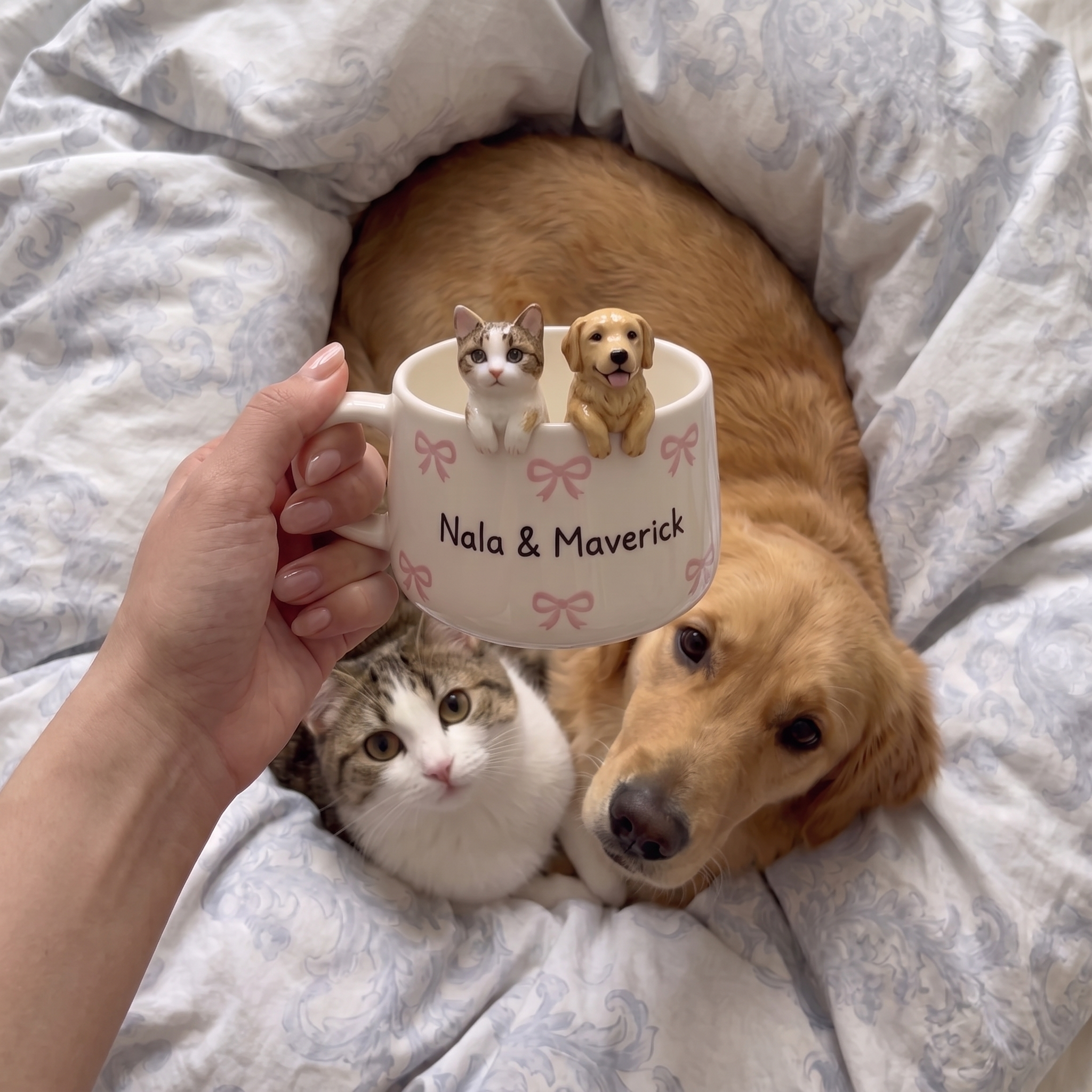 Handmade Custom Pet Figurine Mug